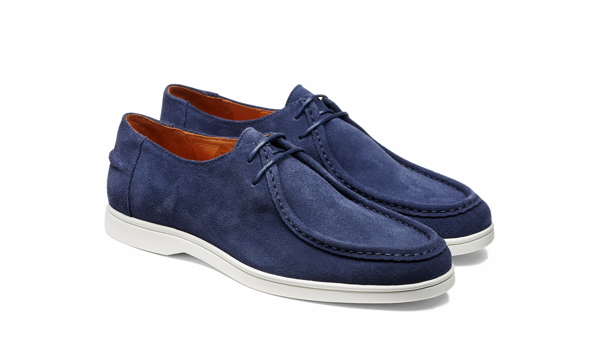 comfort shoes Formal Wear Vigo - Navy Suede White Sole