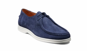 Elegant Urban Look Step Flexibility Vigo - Navy Suede White Sole