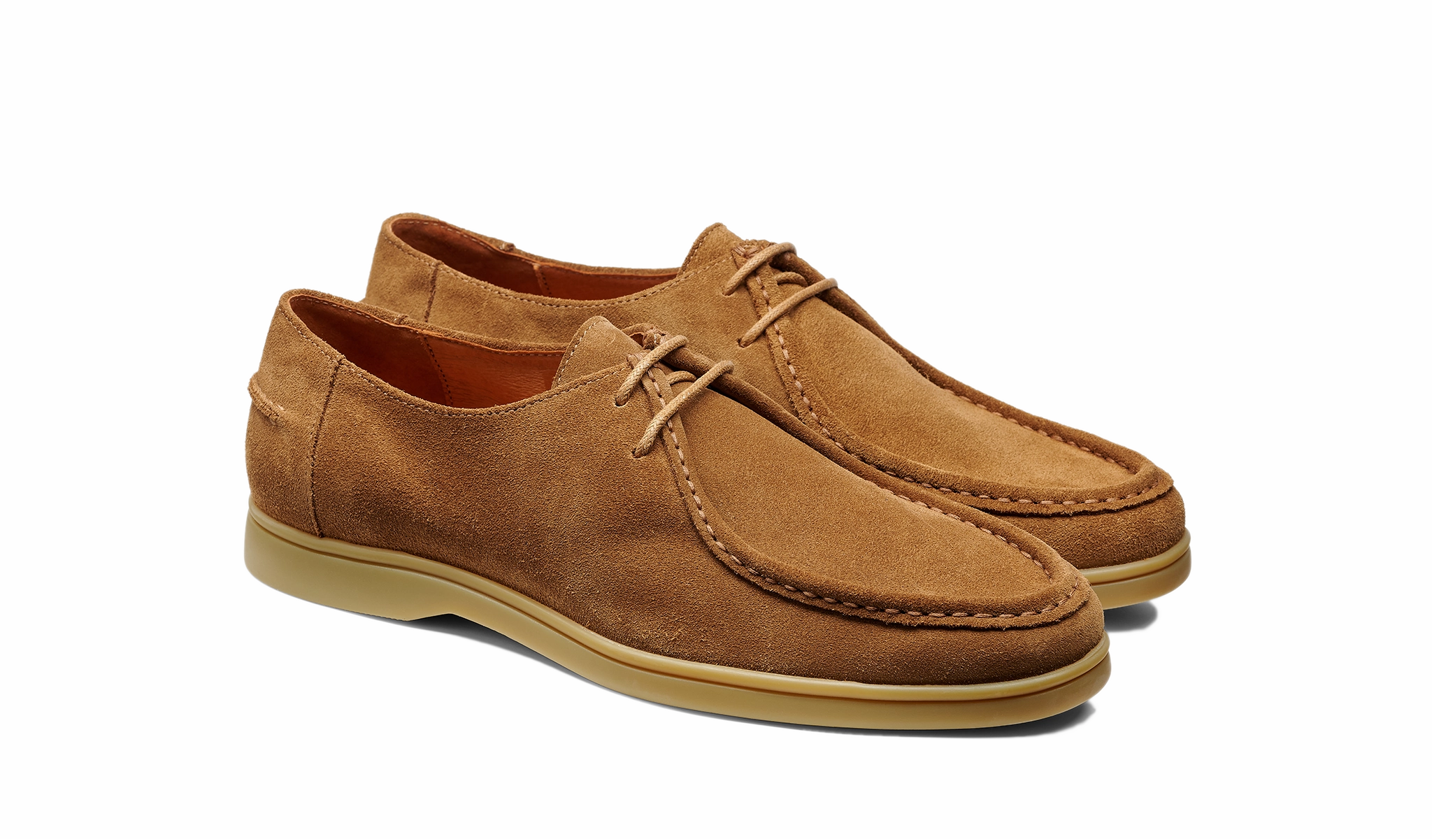 Vigo - Tan Suede Caramel Sole Formal Comfort Functional Touch
