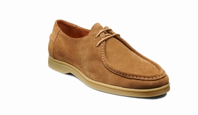 Vigo - Tan Suede Caramel Sole Sharp Modern Edge Smooth Tread