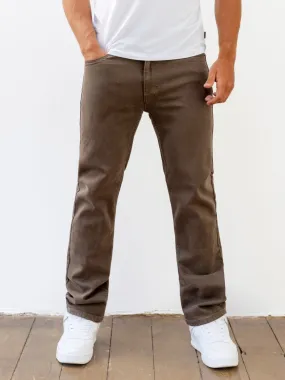 Vol.13 Straight Jeans - Brown Wardrobe Classic