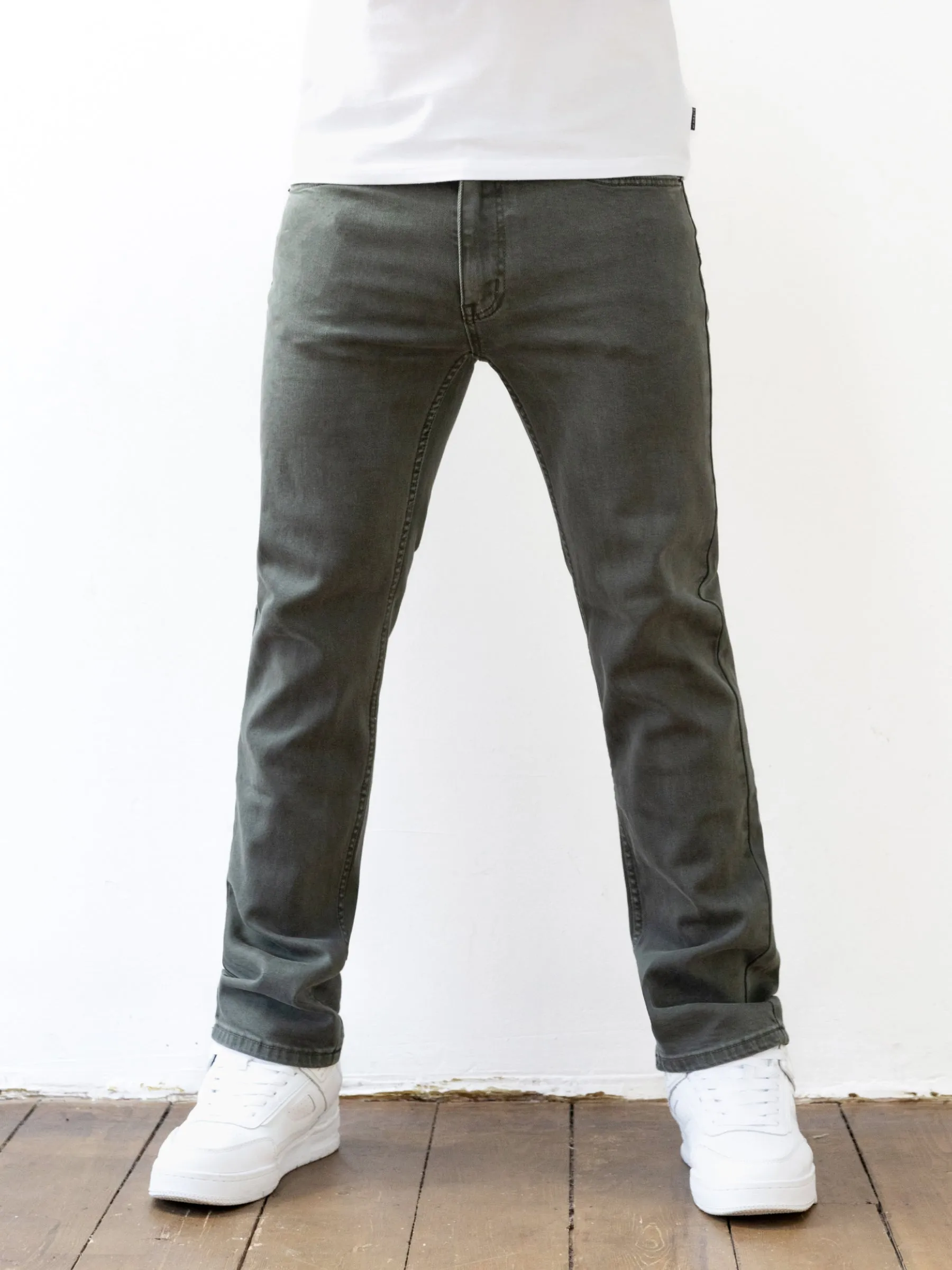 Vol.13 Straight Jeans - Khaki Function Fit Daily Fit