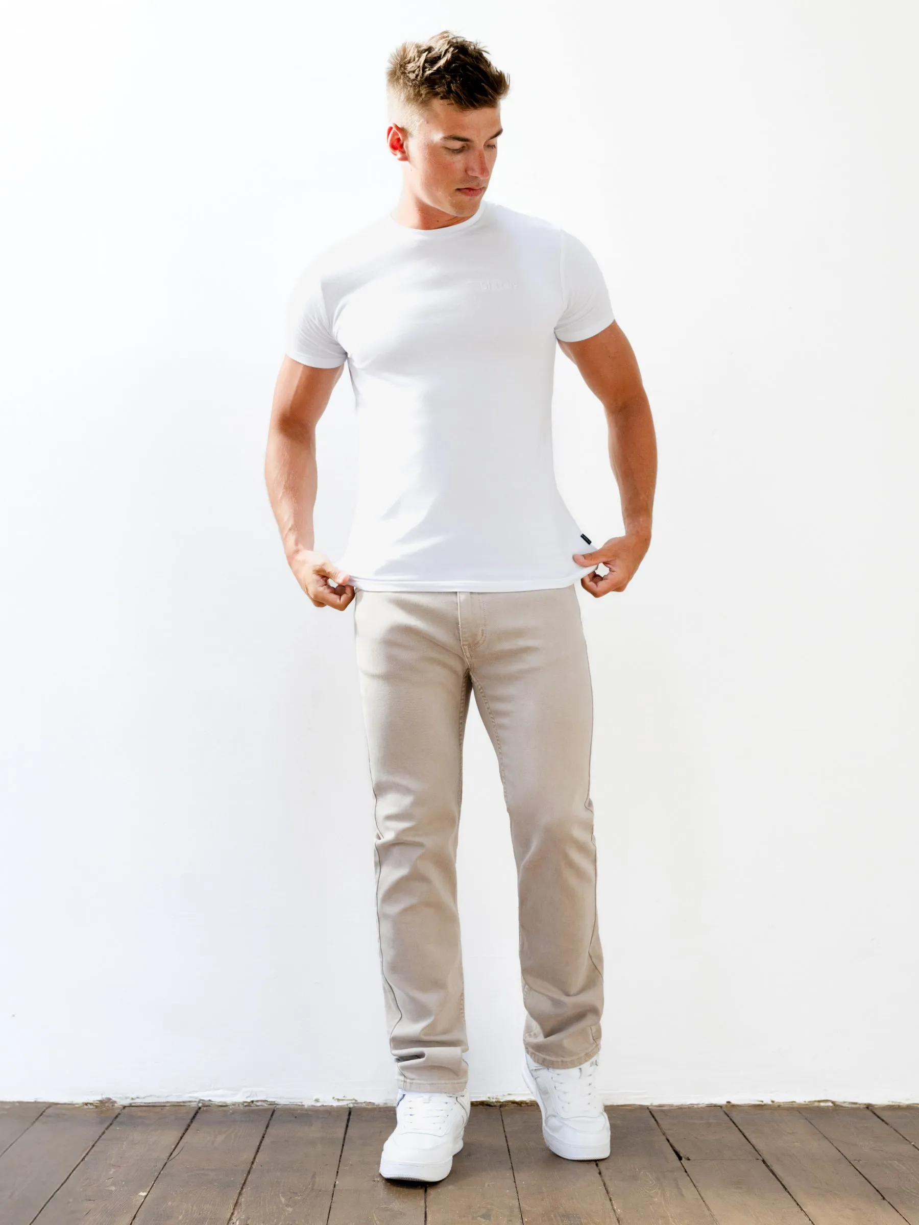 Vol.13 Straight Jeans - Tan Casual Dressing
