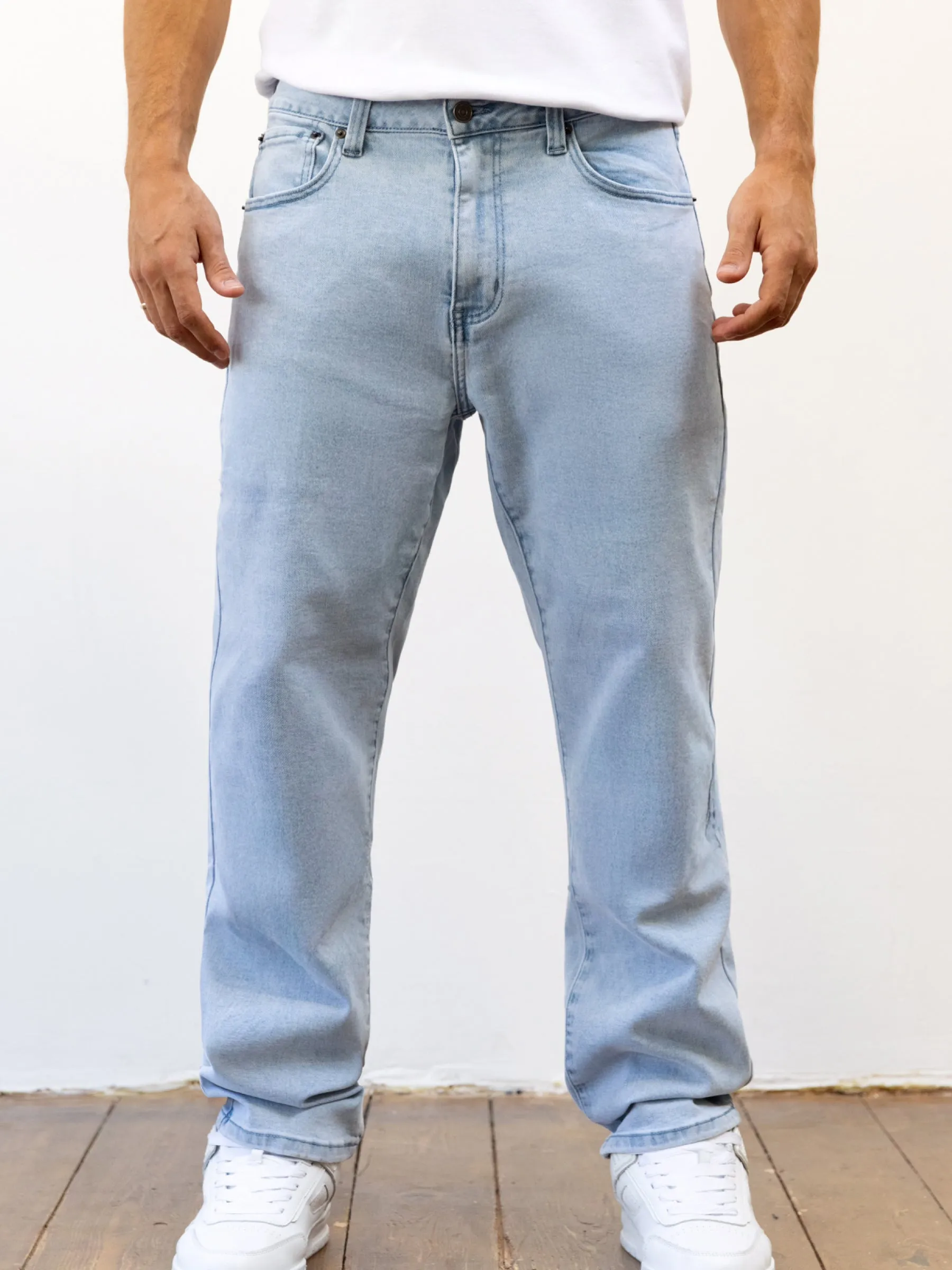 Daily Style Vol.15 Loose Fitting Jeans - Blue