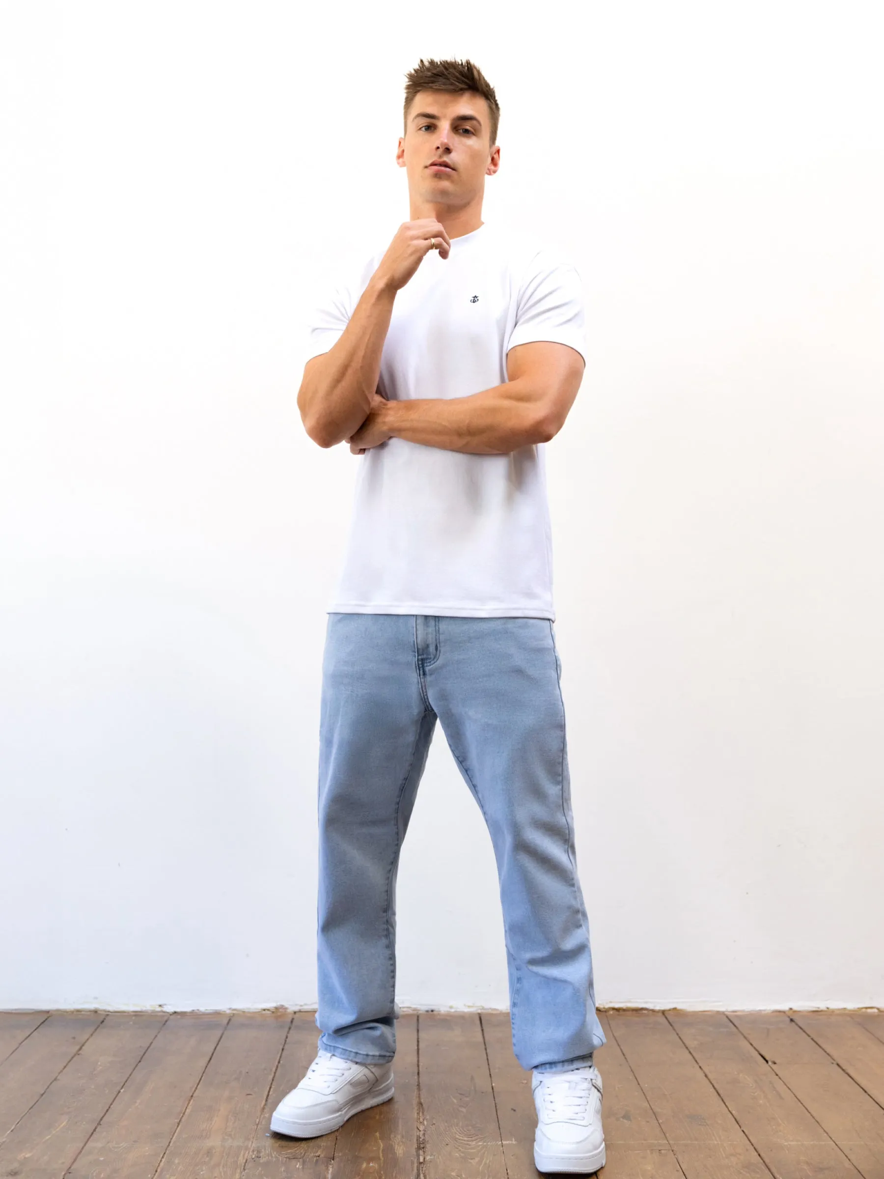 Vol.15 Loose Fitting Jeans - Blue Shopping Day Slim
