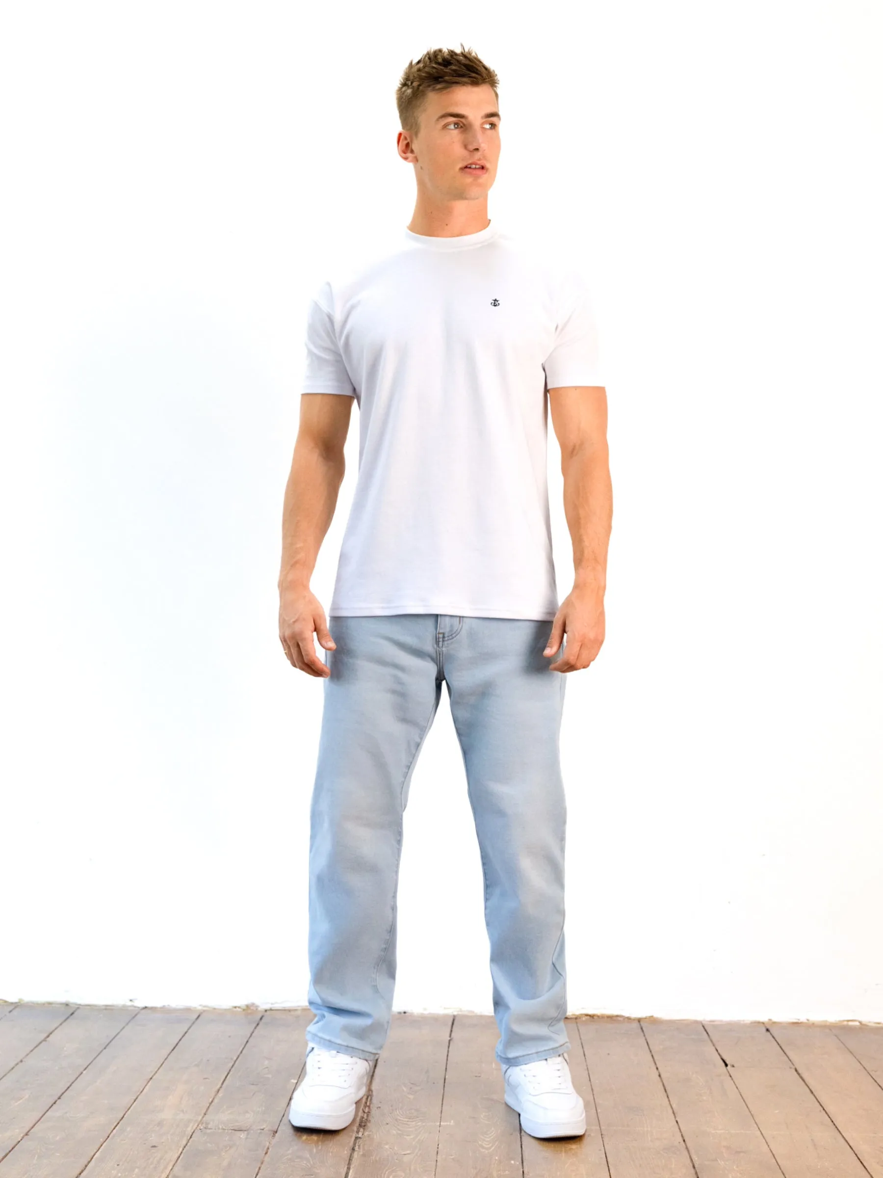 Outdoor Adventure Adult Fashion Vol.15 Loose Fitting Jeans - Light Blue