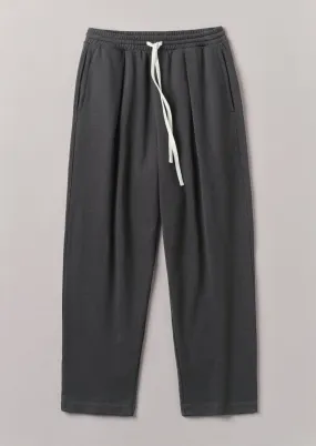 Urban Fit Smooth zipper closure Brushed Cotton Hemp Lounge Pants | Charcoal
