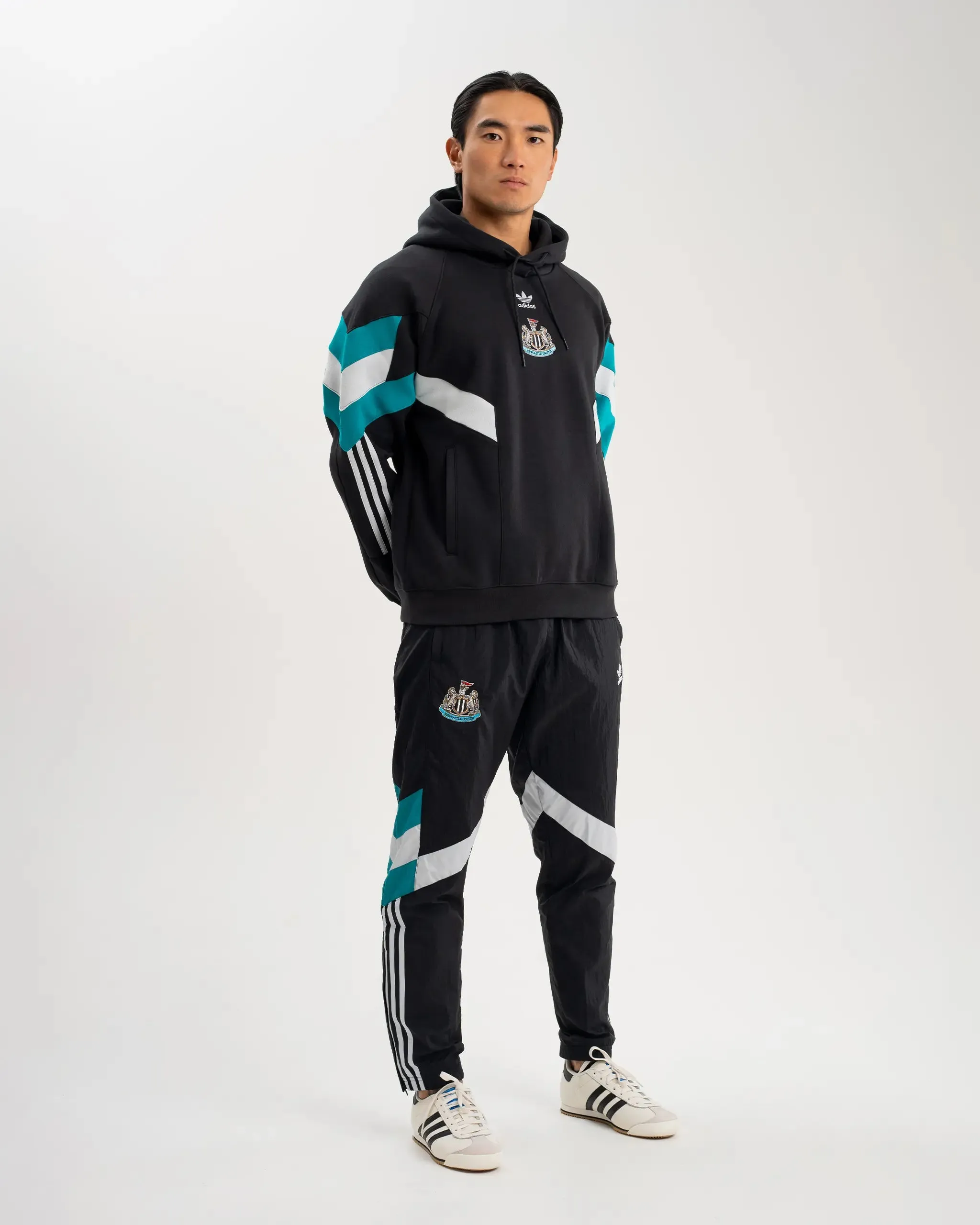 Newcastle United adidas Originals Hoodie Roomy Pockets Reinforced Shoulder Design