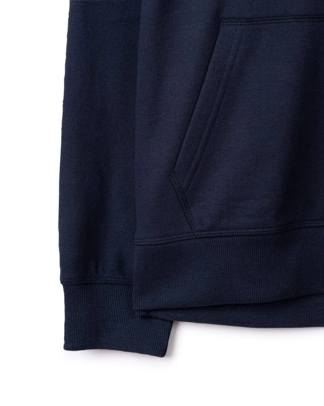 Vintage Wash Finish Wolfscale II - Mens Oversized Pop Hoodie - Blue