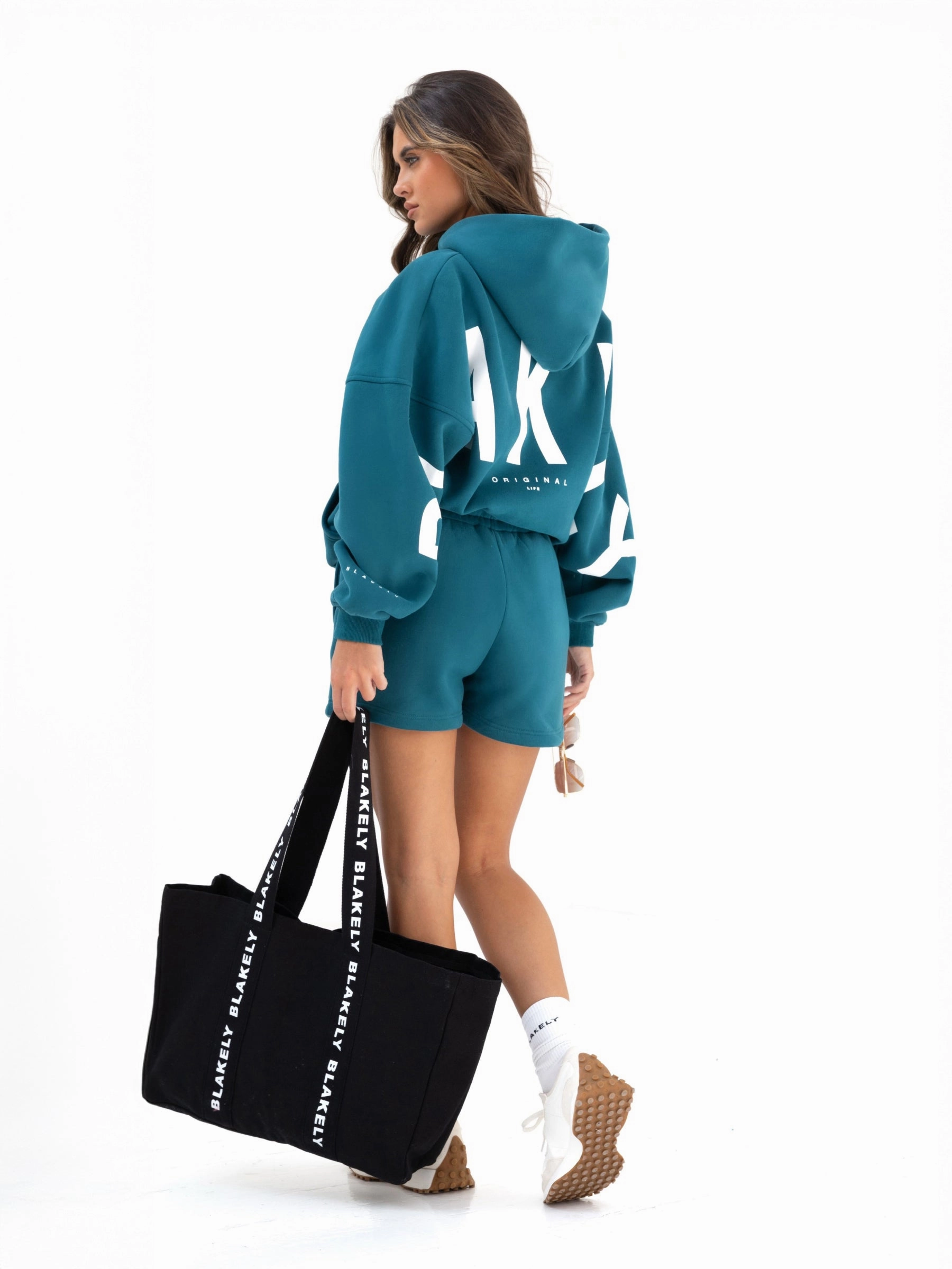 Isabel Oversized Hoodie - Storm Teal Street Spirit