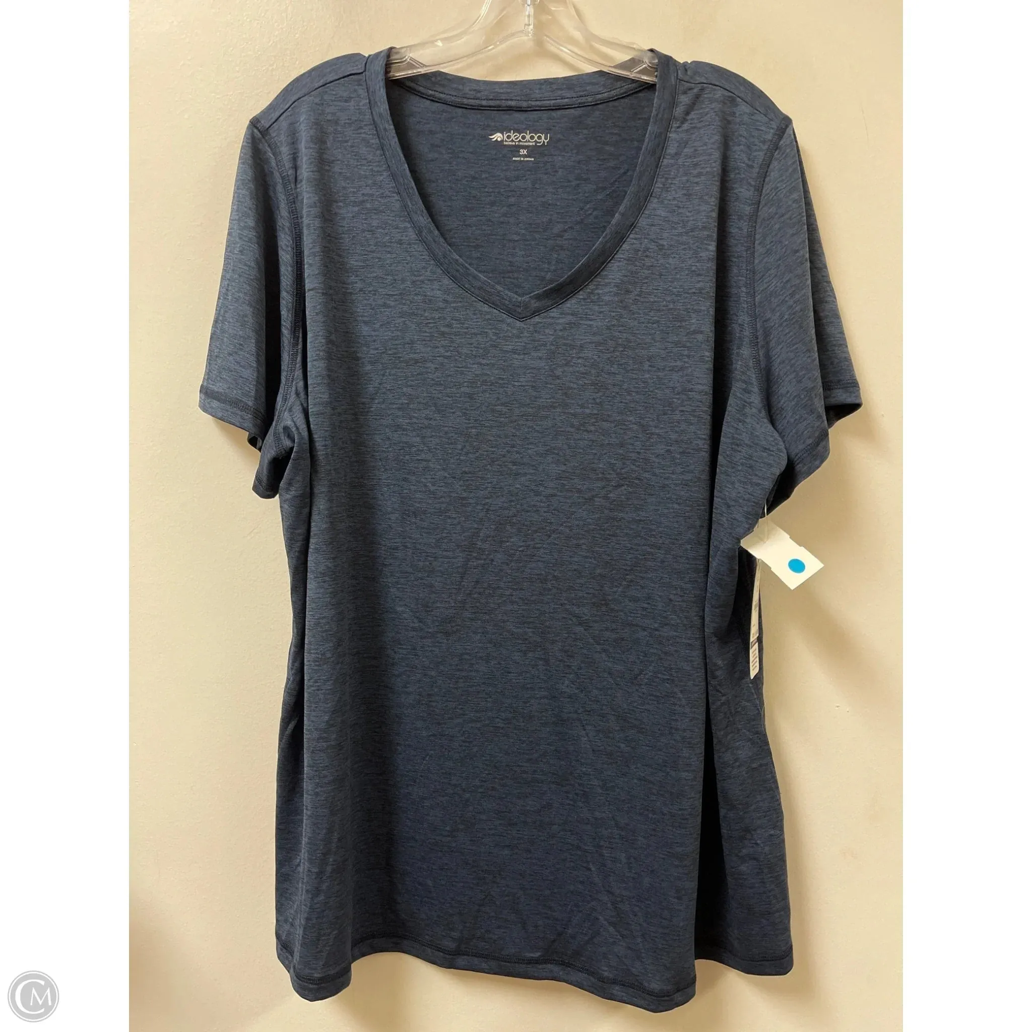 AdjustableCuffSystem Athletic Top Short Sleeve By Ideology In Navy, Size: 3x