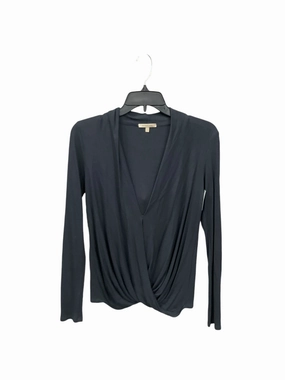 Durable Hem Stitching Top Long Sleeve By Bordeaux In Grey