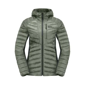 All Season Versatility Crisp Layer Jack Wolfskin Womens Routeburn Hooded Padded Jacket