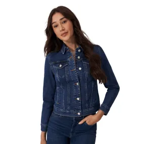 Crew Clothing Womens Western Denim Jacket Winter Outerwear