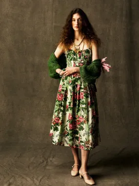 Simple Mood Classic Cut Tully Dress in Garden Stripe
