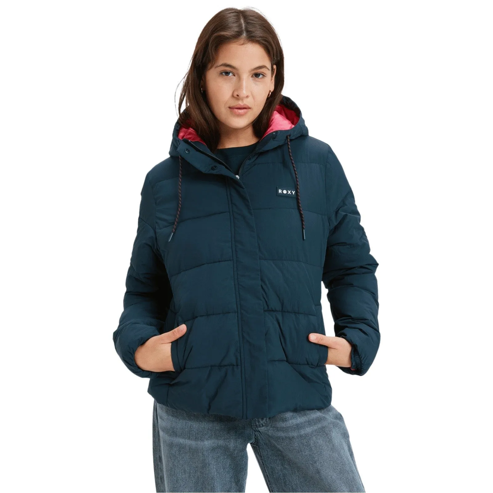 Waterproof Design Roxy Womens VL Nightfall Hooded Padded Jacket