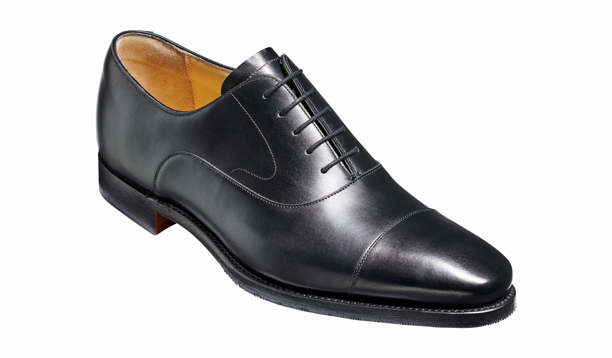 Wright - Black Calf Breathable Feel Active Worker Business Ready Leather Lace-ups