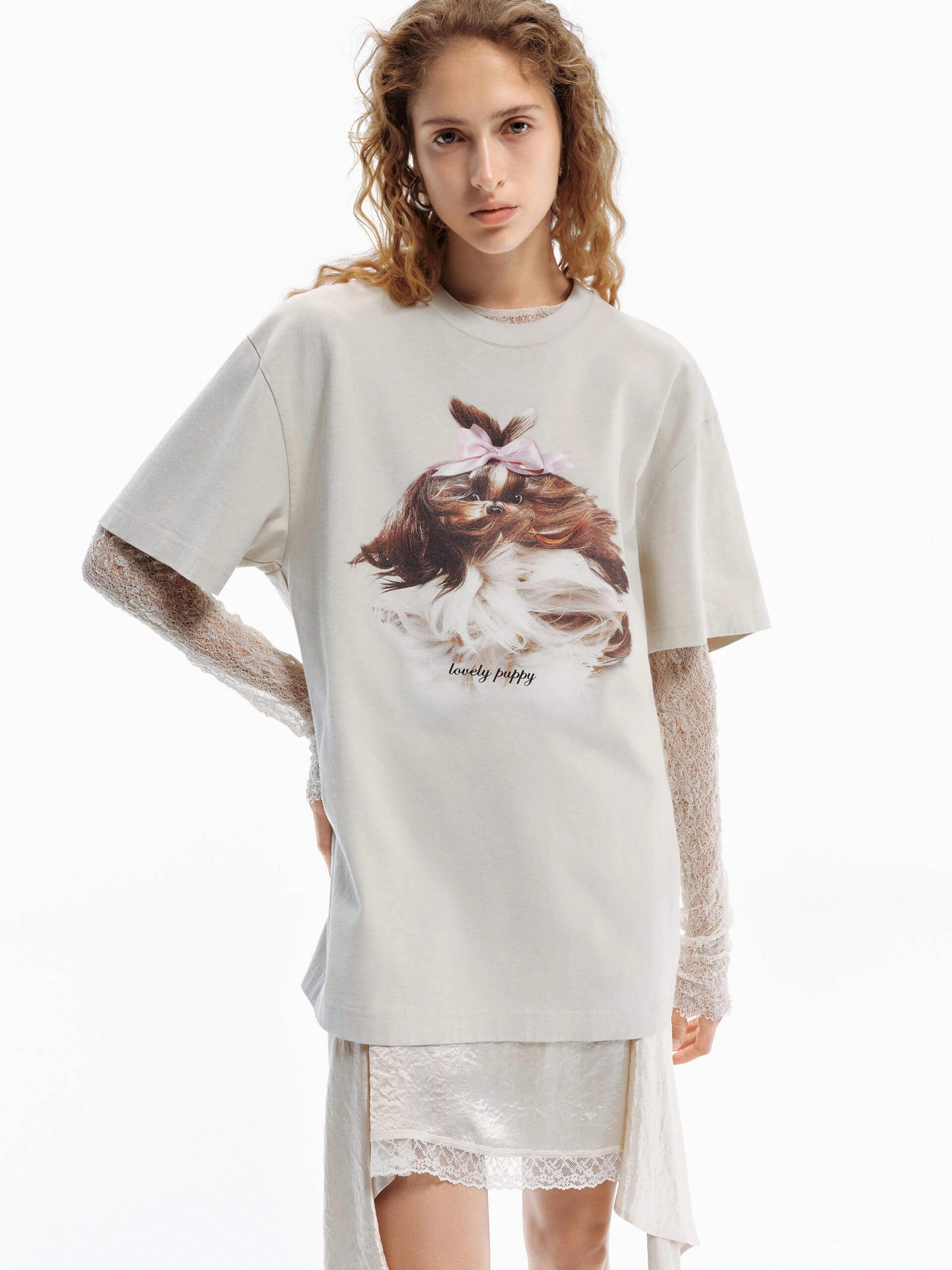 Enhanced Breathability Printed Cotton Jersey T-shirt