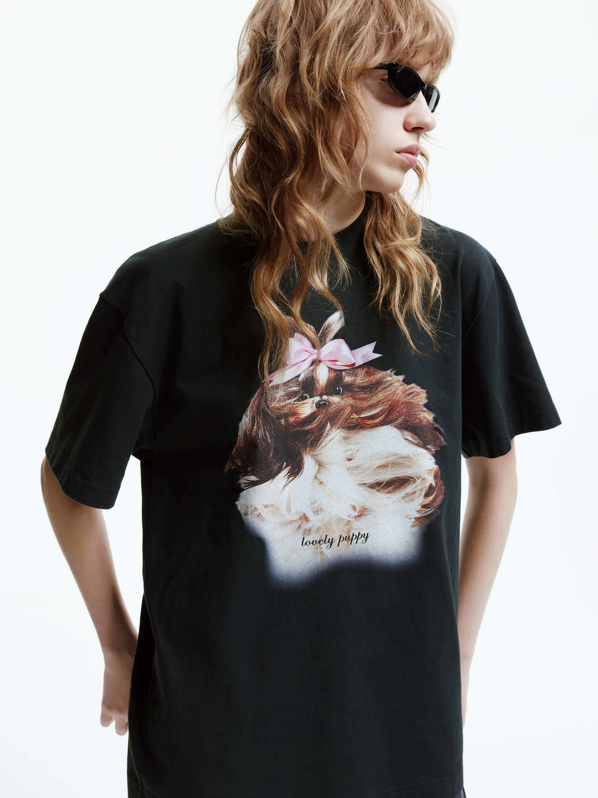 Printed Cotton Jersey T-shirt Air Permeable Cloth Soft Touch Lining