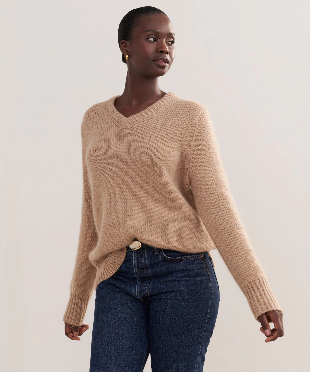 Layering Piece Winter Styling Cashmere Kate V-Neck