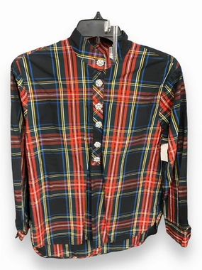 NonChafe Lining Basic Long Sleeve Top Long Sleeve By J. Crew In Plaid Pattern, Size: 4