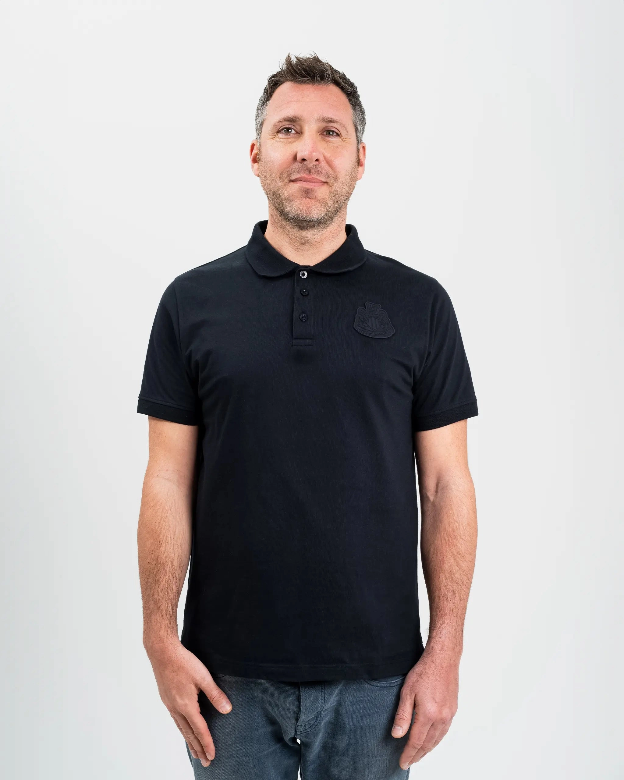 Newcastle United Mono Polo Weekend Ready Soft Feel