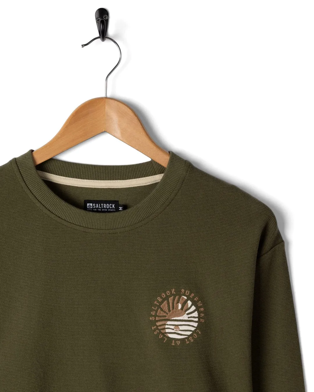 Yin Yang Sun - Mens Sweatshirt - Green Perfect Design Performance Fit Wear